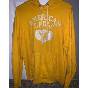 **Last Chance**     Yellow American Eagle hoodie